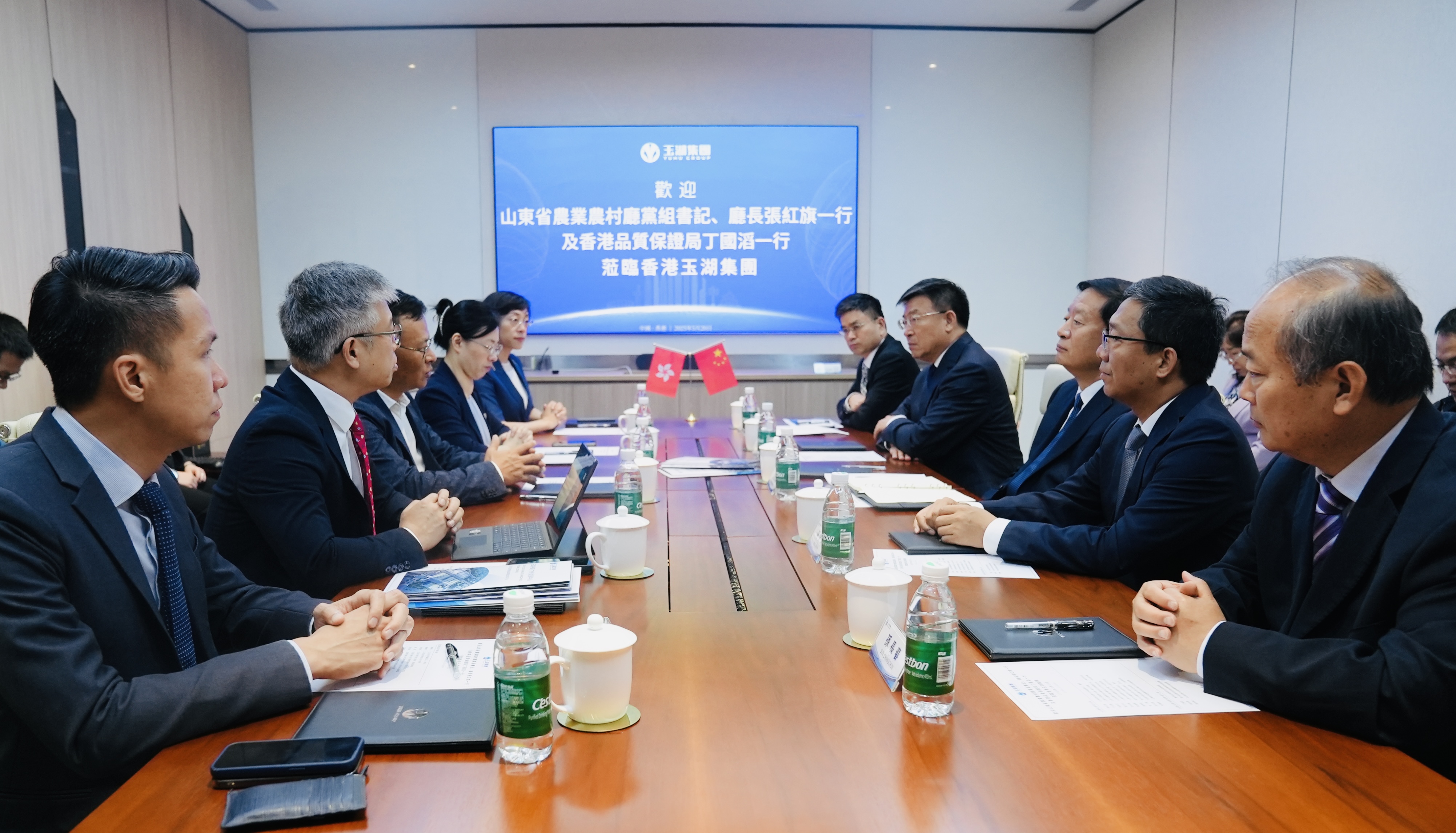 山東省農業農村廳代表團探討香港品質保證局食材註冊計劃